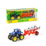 Traktor z pługiem na napęd cierny 25 cm