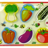 Drewniany zestaw warzyw do krojenia – 6 elementów