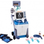 Lekarski wózek dla małego doktora z dźwiękami i akcesoriami