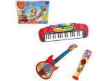 Zestaw 3 w 1 Elektroniczne Pianino, Gitara i Mikrofon
