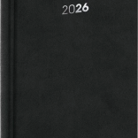 Dziennik codzienny NOTIQUE Balakon 2026, czarny, 15 x 21 cm