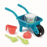 Ogródkowy wózek z konewką i wiaderkiem