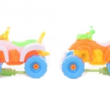 Plastowa czterokołowiec do skręcania dla dzieci