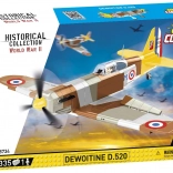 Zestaw klocków samolotu Dewoitine D.520 od COBI (1:32), 335 elementów