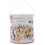 Viga drewniane domino farma – 116 elementów