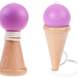 Drewniana gra zręcznościowa Złap kulkę