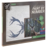 Diamentowe malowanie jeleń - 40 x 50 cm