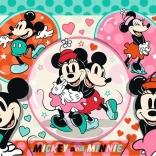 Ravensburger puzzle Mickey i Minnie – wymarzona para XXL 150 elementów