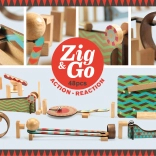 Drewniana trasa Zig Go 48 elementów od Djeco