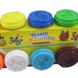 Masa plastyczna MODELO 10×50 g – zestaw różnych kolorów