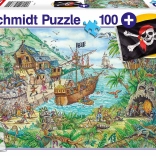 schmidt puzzle w pirackiej zatoce 100 elementów z prezentem