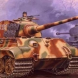 Plastikowy model czołgu Tiger II Ausf. B