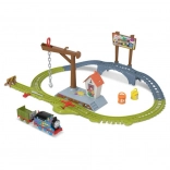 Thomas & Friends zestaw dostawy farby – zmotoryzowana kolejka z dźwigiem