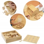 Zgaduj dotykiem – Odkryj kształty, 12 elementów, Masterkidz