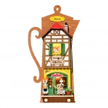 Miniaturowy domek do zawieszenia Leniva kawiarnia