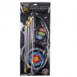 Zestaw strzelecki dla dzieci z łukiem, strzałami i tarczą