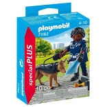 Figurka Playmobil Special Plus policjant z psem służbowym