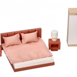 Meble do domku dla lalek - sypialnia