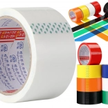 Biała akrylowa taśma pakowa 48 mm × 50 yd