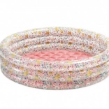 Dziecięcy dmuchany basenik w kwiatowy wzór