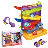 Woopie dziecięca kulodrom 3w1 z młoteczkiem i torem samochodowym