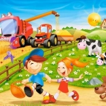 Puzzle 60 elementów Lato na wsi