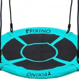 Huśtawka okrągła bocianie gniazdo turkusowa