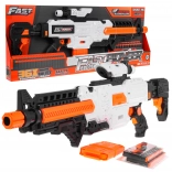 Pian­kowy blaster Fast Pioneer dla dzieci 8+ z celownikiem, magazynkiem i 36 nabojami