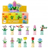 Klocki kwiat w doniczce 32–60 elementów