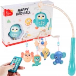 Karuzela z sówką i zwierzątkami z pilotem