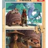 Drewniane puzzle RAYA I OSTATNI SMOK 2×25 elementów – EDUCA