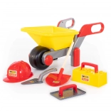 Dziecięcy zestaw budowlany Wader Polesie z taczką