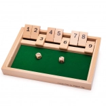 drewniana gra shut the box BIGJIGS TOYS