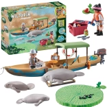 Playmobil Wiltopia wyprawa łodzią – ratunek manatów (71 elementów)