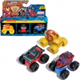 Zestaw 3 mini monster trucków MARVEL – IRON MAN, VENOM i SPIDER-MAN (1:87) od Spin Master