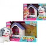 Interaktywny piesek z budą i akcesoriami