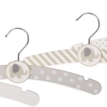 Szary zestaw wieszaków na ubrania