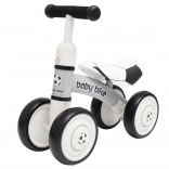 Dziecięcy jeździk BABY MIX Baby Bike – edycja piłkarska, czarno‑biały