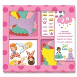 Zestaw Naklejek Urocze Księżniczki