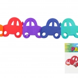 Kolorowa girlanda z motywem Samochodu