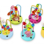 VIGA drewniany labirynt koralikowy do rozwoju motoryki, 1 szt.