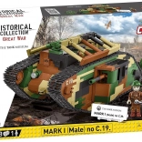 Klocki COBI czołg Mark I (Male) – 878 elementów