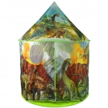 Dziecięcy namiot dinozaury do ogrodu zielony