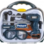 Zielony dziecięcy zestaw narzędzi w walizce