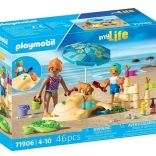 Zestaw figurek PLAYMOBIL My Life Rodzina na plaży