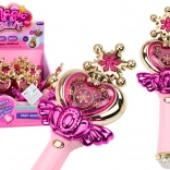 Różdżka Księżniczki Kolorowe Światła Dźwięki Różowa