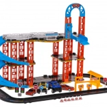 Zestaw do zabawy w parkowanie z samochodzikami