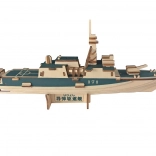 Drewniane puzzle 3D Niszczyciel torpedowy