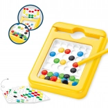 Tablica z kolorowymi magnesami