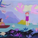 Panoramiczne puzzle jezioro 100 elementów DJECO